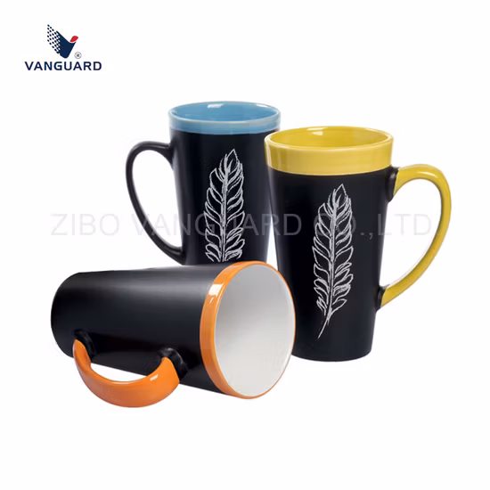 Customized Different Handle Enamelware Coffee Mug Colorful Enamel Mugs
