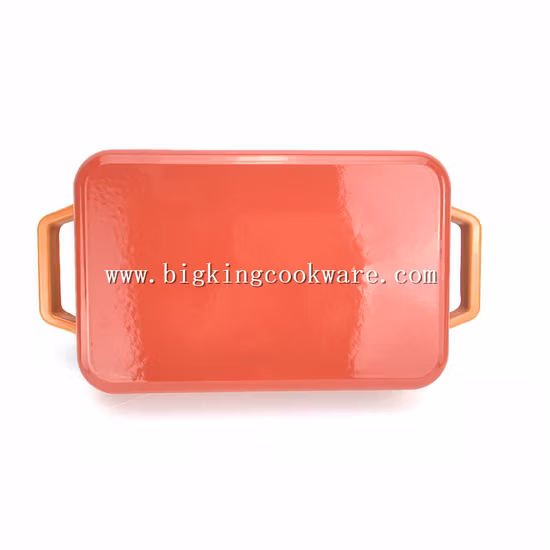 Enamel Cast Iron Rectangular Roaster