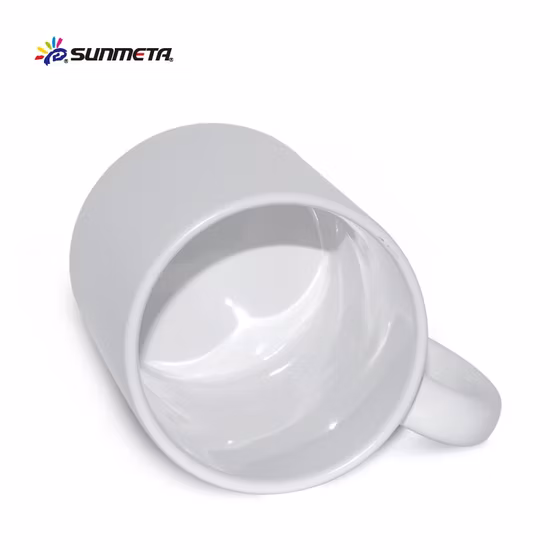 Uns Lager kostenloser Versand weiße Keramik benutzerdefinierte Sublimation leere Emaille Metall Camping Tasse